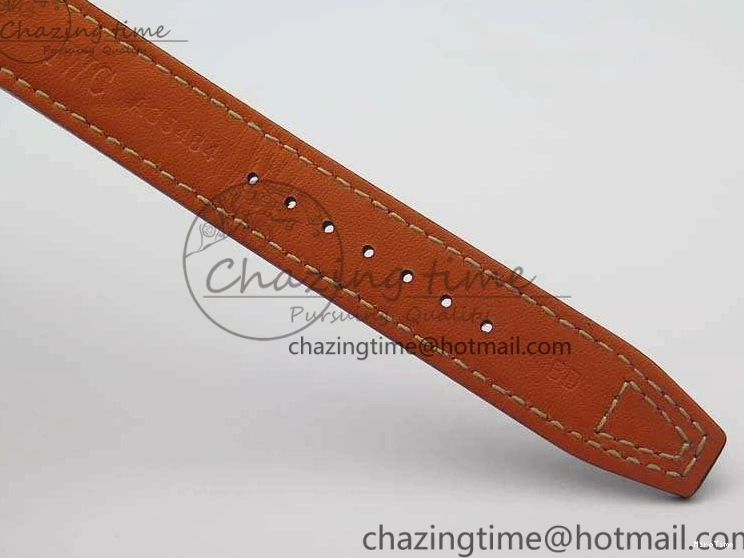 MIROTIME 0226 Popular Big Pilot Real PR IW502706 RG YLF 1:1 Best Edition Brown Dial On Calfskin Strap A 7223